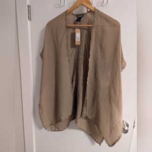 Steve Madden Beige Women's Poncho